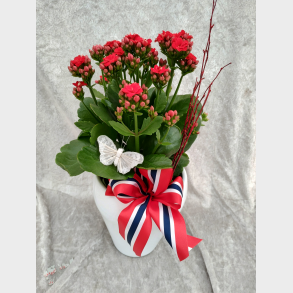 Pyntet 17 mai ildtopp