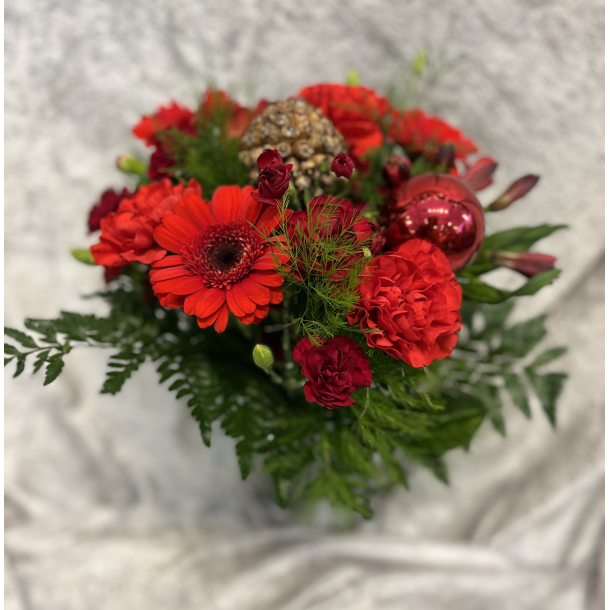 Rd julebukett