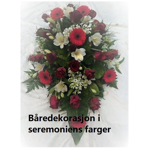 B�redekorasjon i seremoniens farger